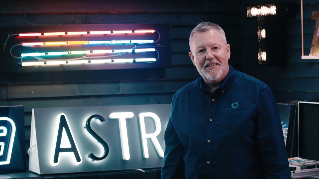 Founder & Managing Director of Astra Signs, David Derbyshire