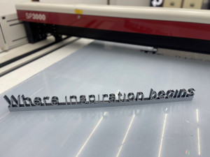Large format laser cutter for acrylic